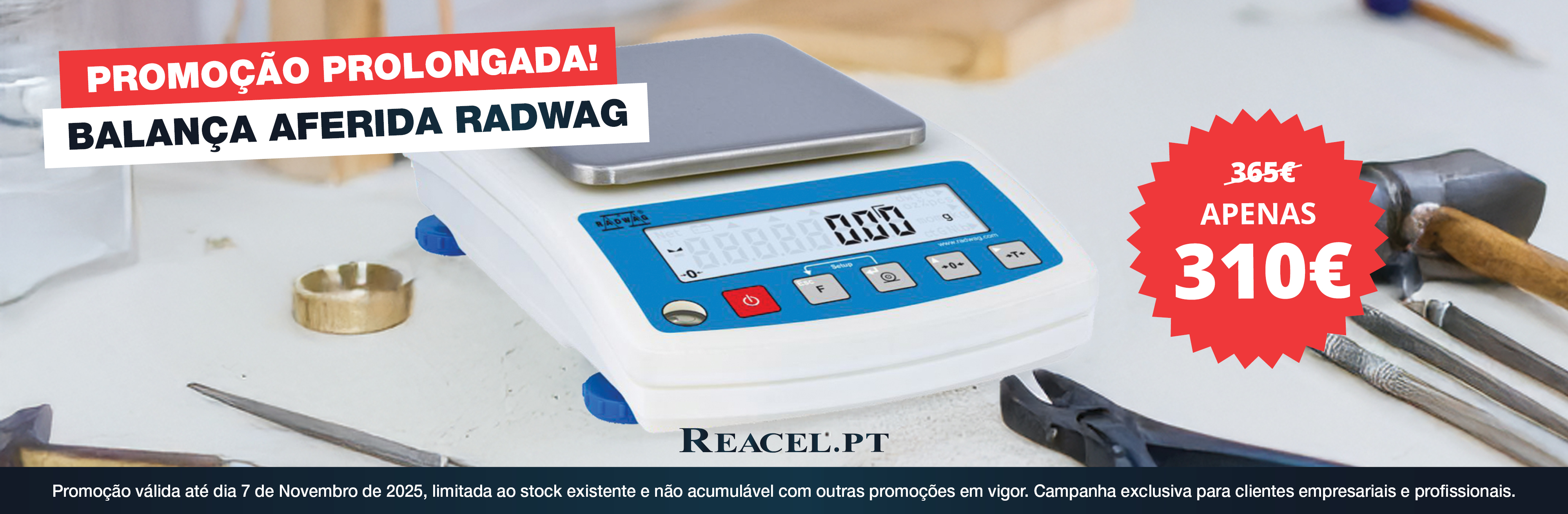 Promoção Balança Radwag